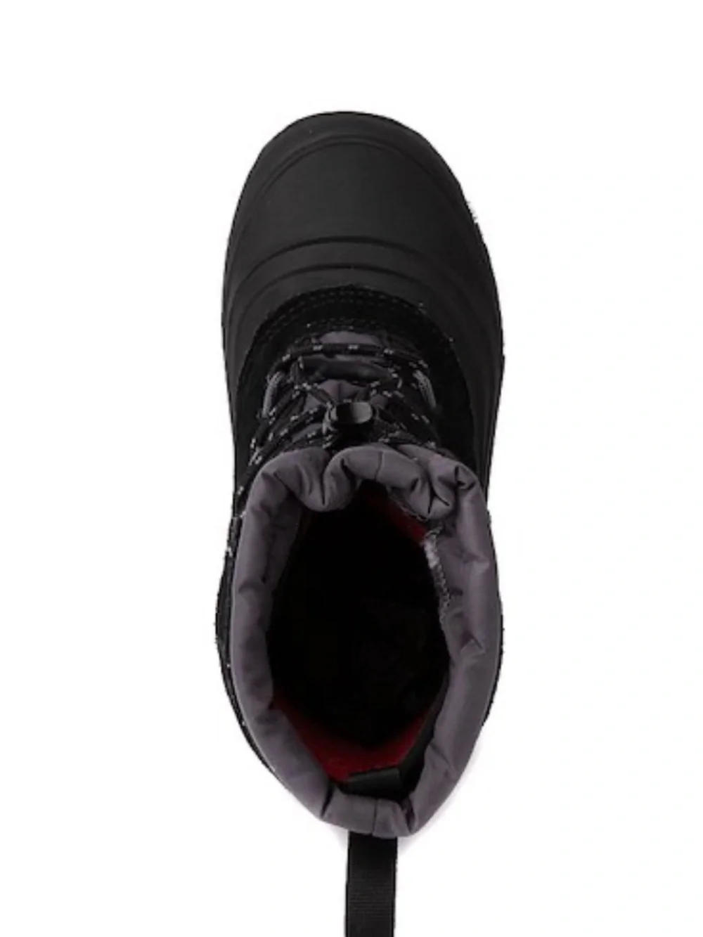 The North Face Youth Alpenglow V Waterproof Black and Grey Winter Boots
